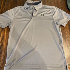 LG Men's Light Gray Polo Shirt